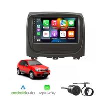Kit Multimídia Palio Way 2014 / 2018 7 Pol CarPlay AndroidAuto Sem Fio - First Option 8100