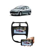 Kit Multimídia Peugeot 206 ano 2004 / 2008 7 Pol MP5 FM BT USB - 7830 First Option