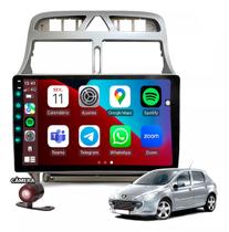 Kit Multimídia Peugeot 307 2002 / 2012 Android 9 Pol 2/32Gb Carplay - Vision 8990CP