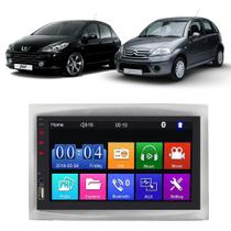 Kit Multimídia Peugeot 307 2003 2004 2005 2006 2007 2008 2009 2010 7 Polegadas Espelhamento