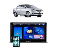 Kit Multimídia Polo 2003 / 2012 7 Pol Mp5 USB Bt SD Radio Espelhamento - 7830 First Option Kit Multimídia Polo 2003 / 2012 7 Pol Mp5 USB Bt SD Radio Espelhamento - 7830 First Option