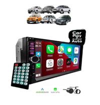 Kit Multimídia Polo 2003 / 2014 7 Pol CarPlay AndroidAuto Sem Fio - First Option 8100