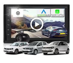 Kit Multimídia Polo 2003 até 2014 7 Pol CarPlay AndroidAuto USB Bt FM - 708BR Roadstar