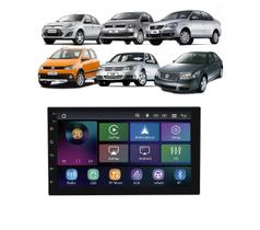 Kit Multimidia Polo Golf Bora 2003 / 2014 7 Pol Carplay AndroidAuto Sem Fio - Roadstar 7200BR