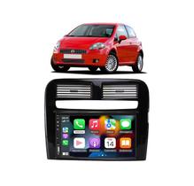 Kit Multimídia Punto 2008 / 2012 Mold Black Piano 7 Pol CarPlay AndroidAuto USB Bt FM - 708BR Roadstar