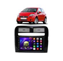 Kit Multimídia Punto 2008 / 2012 Mold Black Piano Android Carplay 2/32GB - 701KC FirstOption