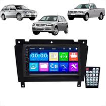 Kit Multimidia Rádio 2 Din 7 Polegadas + Moldura Saveiro Gol Pararti G3 1999 2000 2001 2002 2003 2004 2005