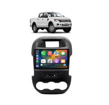Kit Multimídia Ranger XL 2012 / 2016 CarPlay AndroidAuto 9 Pol USB Bt FM - 908BR Roadstar