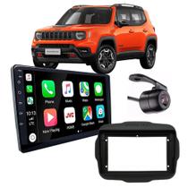 Kit Multimídia Renegade 2015 a 2022 com Carplay e Android Auto Com Camera de ré