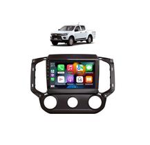 Kit Multimídia S10 2017 / 2025 LS Ar Analogico 9 Pol CarPlay AndroidAuto BT USB FM - Roadstar 7009BR