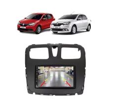 Kit Multimídia Sandero Logan 2015 / 2024 Life Android 7 Pol 2/32GB GPS Carplay - 701KC First Option