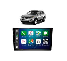 Kit Multimidia Sorento 2.4 2013 / 2015 9 Pol Carplay AndroidAuto BT USB FM - Roadstar 7009BR