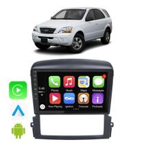 Kit Multimidia Sorento 2007 2008 2009 9" CarPlay Android Auto Tv Online Waze Bluetooth Assistente Google Siri