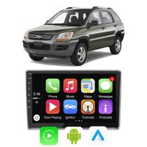 Kit Multimidia Sportage 2006 2007 2008 2009 2010 9 Polegadas CarPlay Android Auto Tv Online HD Bluetooth