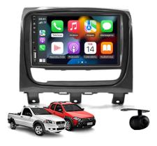 Kit Multimídia Strada Palio Siena 2012 / 2019 Mold Graf 7 Pol CarPlay AndroidAuto - First Option 8100