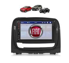 Kit Multimidia Strada Palio Siena 2012 / 2019 Mold Graf 7 Pol MP5 Bt FM USB - First Option 7830