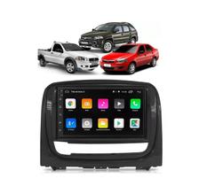 Kit Multimidia Strada Palio Siena 2012 / 2019 Mold Grafite 7 Pol Android Carplay 2/32GB - First Option 701KC Kit Multimidia Strada Palio Siena 2012 / 2019 Mold Grafite 7 Pol Android Carplay 2/32GB - First Option 701KC