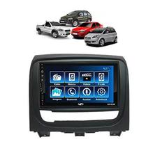 Kit Multimídia Strada Palio Siena 2012 / 2019 Mold Preta 7 Pol MP5 FM BT USB - 7830 First Option