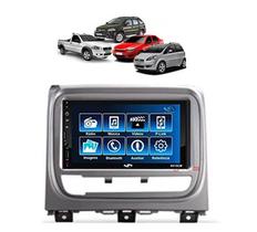 Kit Multimídia Strada Palio Week Siena 2012 / 2019 Mold Cinza 7 Pol MP5 FM BT USB - 7830 First Option