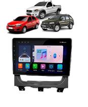 Kit Multimídia Strada Siena Palio Weekend 2012 / 2019 Android 9 Pol 2/32Gb Carplay - Vision 8990CP