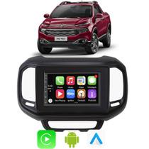 Kit Multimidia Toro 2016 2017 2018 2019 2020 2021 2023 7" Android Auto CarPlay Voz Google e Siri Tv Online
