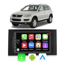 Kit Multimidia Touareg 2005 2006 2007 2008 2009 2010 7" CarPlay Android Auto Google Voz Siri Bluetooth