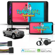 Kit Multimidia Universal Bt 2 Din Mp5 Android e Carplay F250