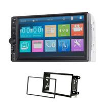 Kit Multimídia Universal MP5 Evolve Slim GP348 7" BT USB AUX Espelhamento iOS e Android + Mold Preta Onix 2012 em diante Kit Multimídia Universal MP5 Evolve Slim GP348 7" BT USB AUX Espelhamento iOS e Android + Mold Preta Onix 2012 em diante