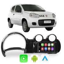 Kit Multimidia Uno 2011 12 13 14 15 2016 Fiorino 2011-2021 7" CarPlay Android Auto Bluetooth Tv Online