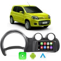 Kit Multimidia Uno 2011 12 13 14 15 2016 Fiorino 2011-2021 7" CarPlay Android Auto Bluetooth Tv Online