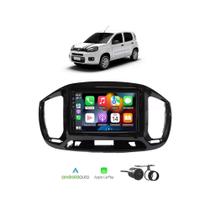 Kit Multimídia Uno 2015 16 17 18 19 20 2021 7 Pol CarPlay AndroidAuto Sem fio First Option 8100