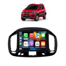 Kit Multimidia Uno 2015 / 2021 Carplay AndroidAuto 9 Pol BT USB FM - Roadstar 908BR
