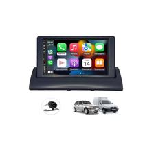 Kit Multimídia Uno Mille Fiorino 1994 / 2013 Mold Cinza 7 Pol CarPlay AndroidAuto - 708BR Roadstar