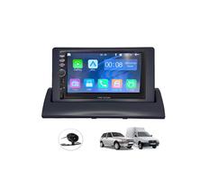 Kit Multimídia Uno Mille Fiorino 94 a 2013 Mold Preta 7 Pol Carplay AndroidAuto USB - 7810HCPAA FirstOption