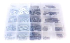 Kit Multiuso 601 Peças Parafuso Bucha Porca Arruela Prego