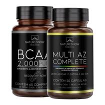 Kit Multivitaminico 30 Caps + Bcaa 2000 60 Caps - Natures Now