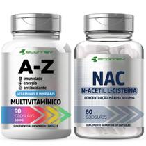Kit Multivitaminico AZ 22 Vitaminas Nac 600Mg Ecomev Kit Multivitaminico AZ 22 Vitaminas Nac 600Mg Ecomev