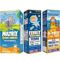 KIT Multrix + Ferrix + Ô-Trix - Flora Nativa Sabor: Laranja + Uva