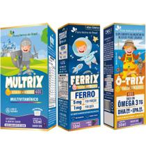 KIT Multrix + Ferrix + Ô-Trix - Flora Nativa Sabor: Uva KIT Multrix + Ferrix + Ô-Trix - Flora Nativa Sabor: Uva
