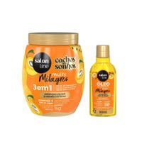 Kit Multy Creme de Tratamento + Óleo Reparador Condicionante Maracujá Kit Multy Creme de Tratamento + Óleo Reparador Condicionante Maracujá