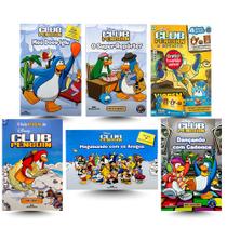 Kit Mundo Club Penguin Histórias e Guia Oficial Disney em 6 Volumes