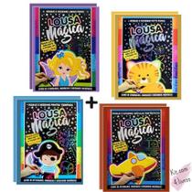 Kit Mundo da Lousa Mágica Fadas, Pets, Piratas e Veículos