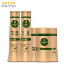 Kit Murumuru Haskell Shampoo, Condicionador E Máscara 500ml/g