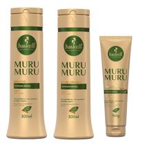 Kit Murumuru Haskell Shampoo e Condicionador 300ml + Leave In Polpa em Creme 150g Kit Murumuru Haskell Shampoo e Condicionador 300ml + Leave In Polpa em Creme 150g