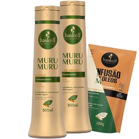 Kit Murumuru Shampoo Condicionador 500ml Haskell