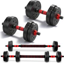 Kit Musculação 19kg Consport com Anilhas Barra e Halteres para Treino em Casa Kit Musculação 19kg Consport com Anilhas Barra e Halteres para Treino em Casa