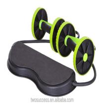 Kit musculação fitness completo academia em casa revoflex elastico roda abdominal extensor para braços e pernas emagrece