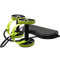 Kit musculação fitness completo academia em casa revoflex elastico roda abdominal extensor para braços e pernas Revoflex