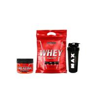 Kit musculo grande integral medica: nutry whey 907 g + creatina 150 g + copo. - IntegralMédica