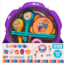 Kit Musical A Bandinha Bolofofos 8 Instrumentos F01159 - Fun